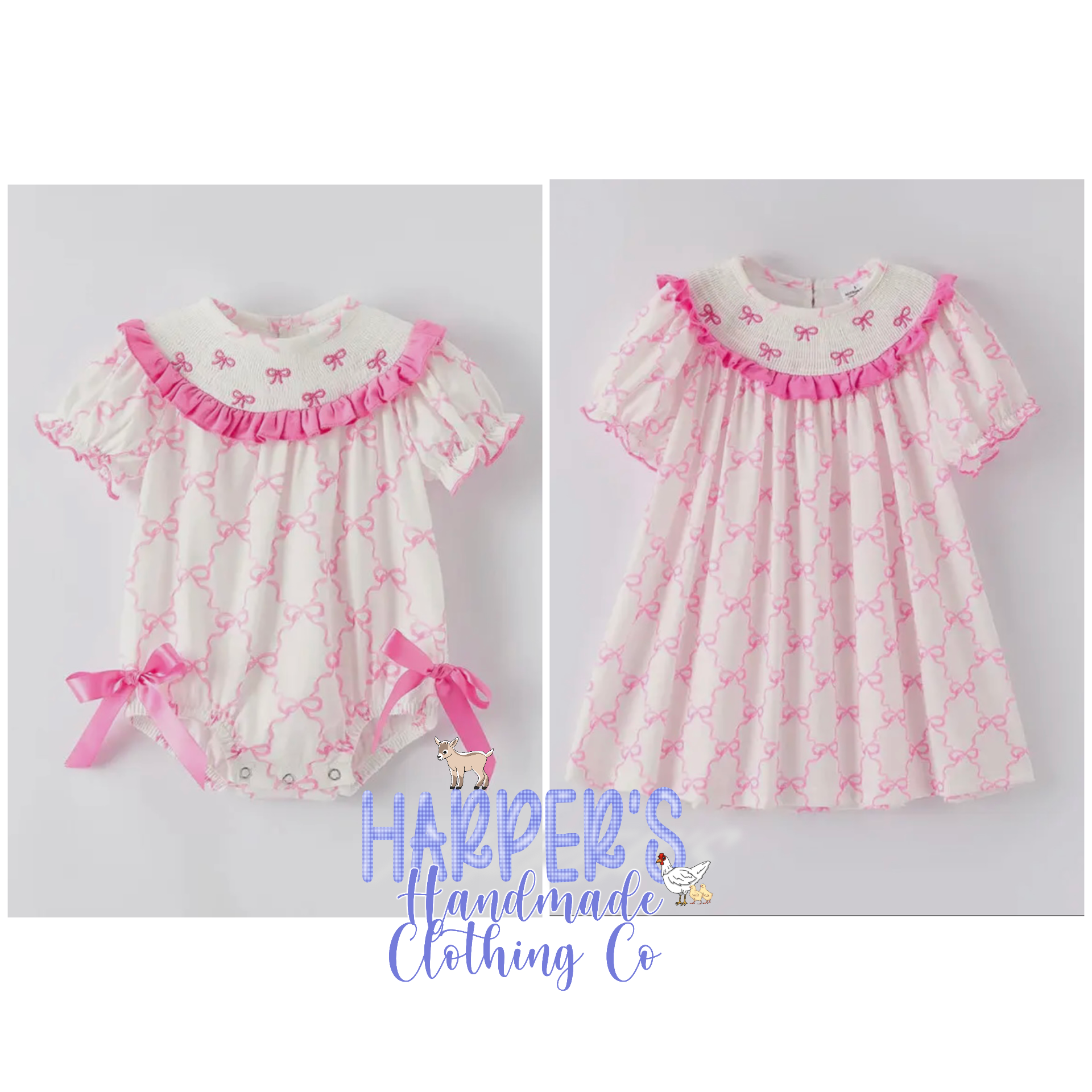 Smocked Coquette Bows